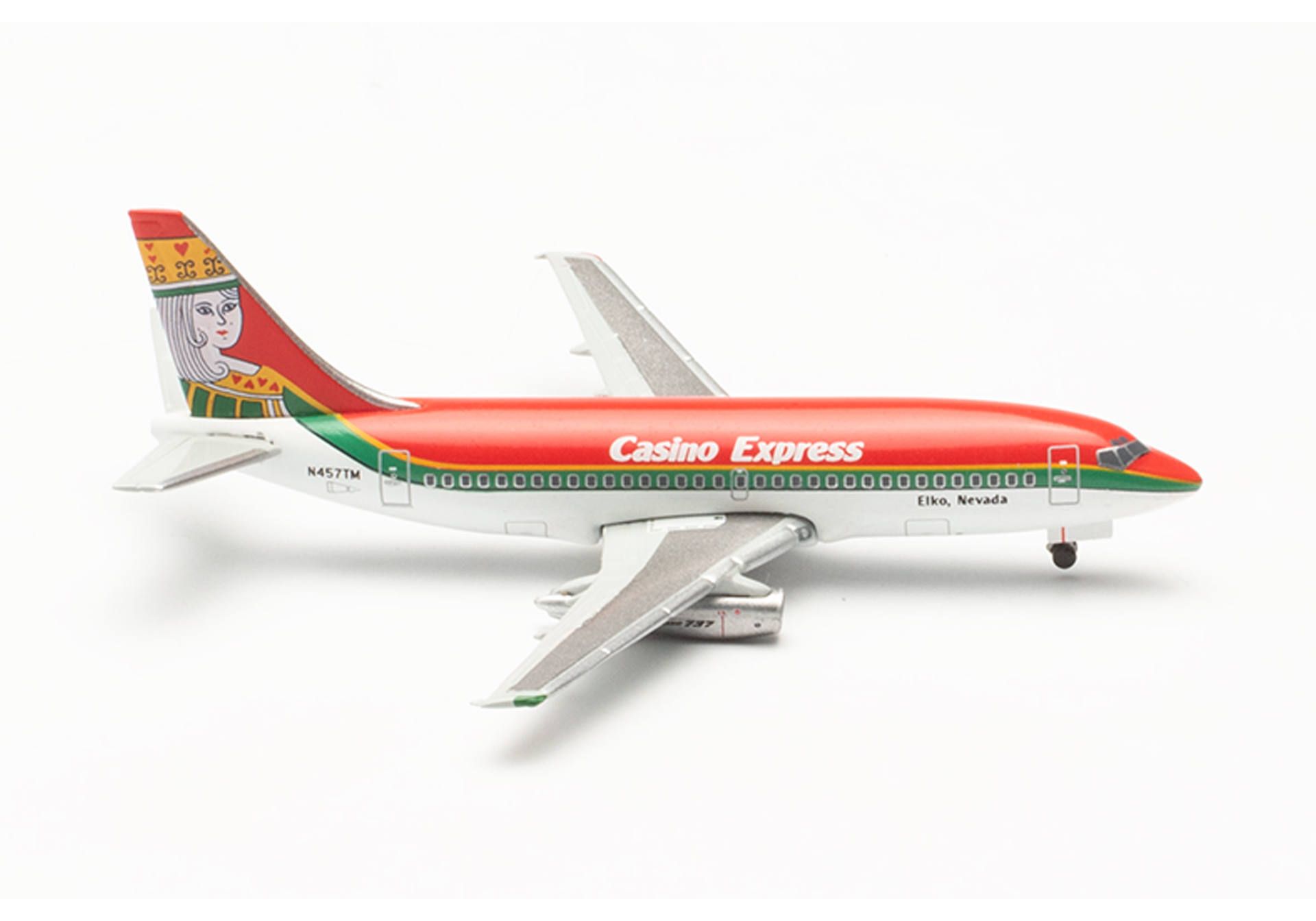 Casino Express Boeing 737-200 "Queen of Hearts" Reg.:  N457TM
