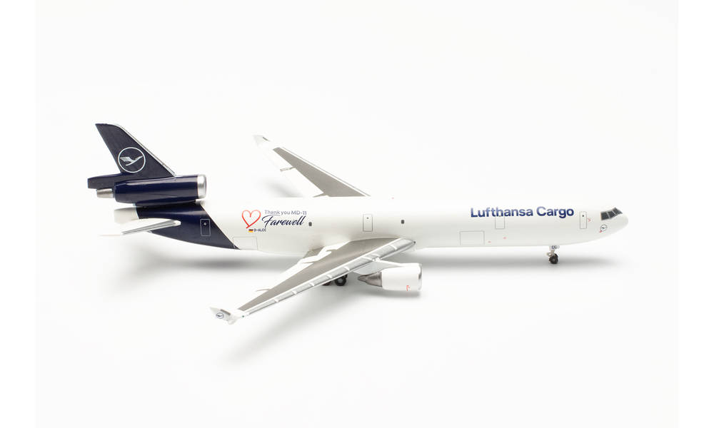 Lufthansa Cargo McDonnell Douglas MD-11 „FAREWELL  Thank you MD-11 ” Reg.:  D-ALCC