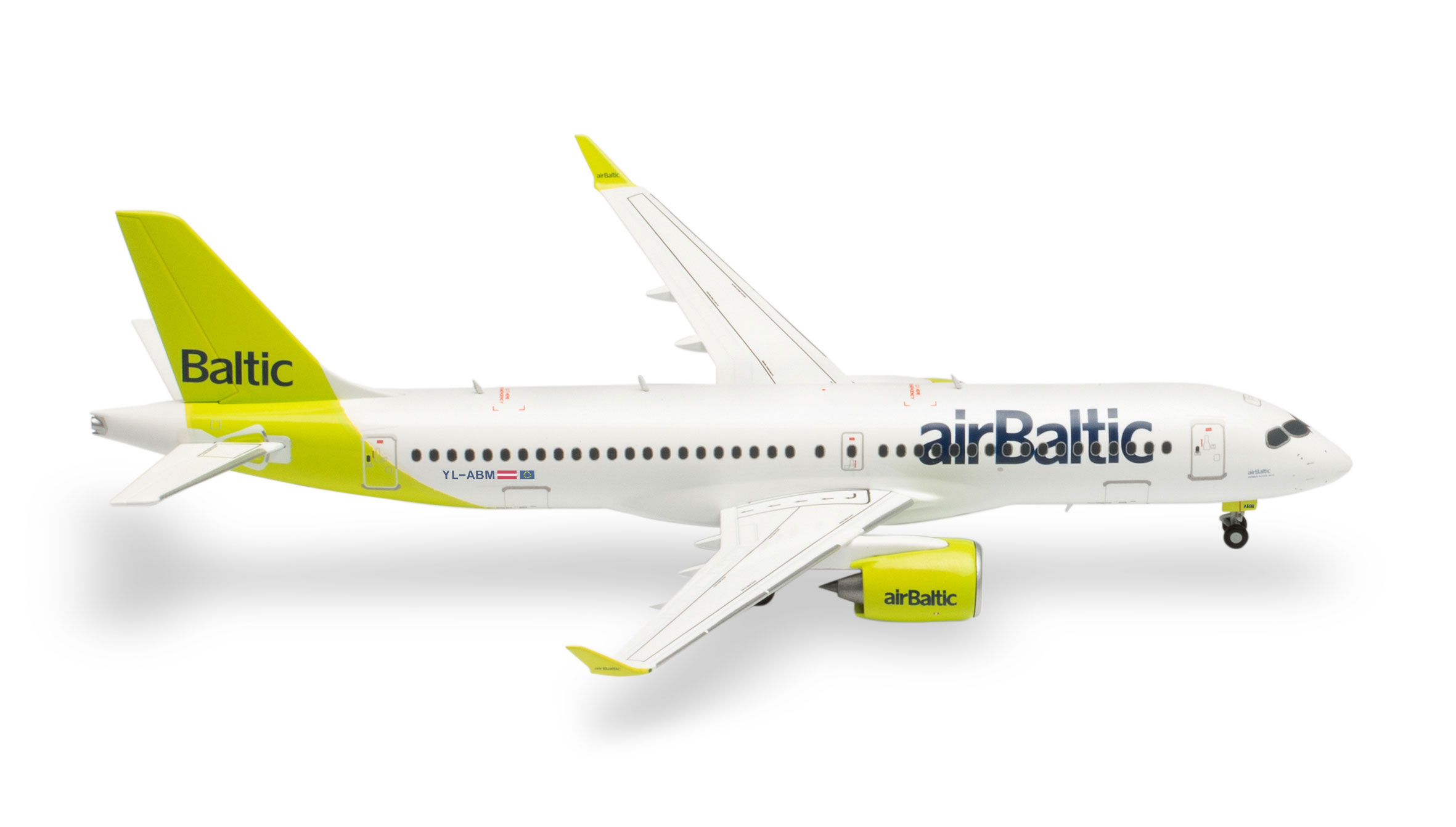 airBaltic Airbus A220-300 – Reg.: YL-ABM