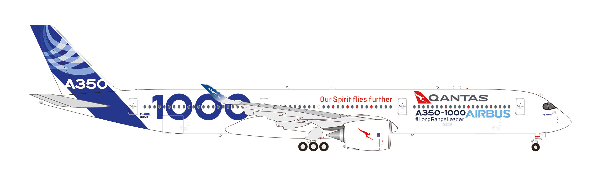 Airbus A350-1000 - Qantas “Project Sunrise” – Reg.: F-WMIL