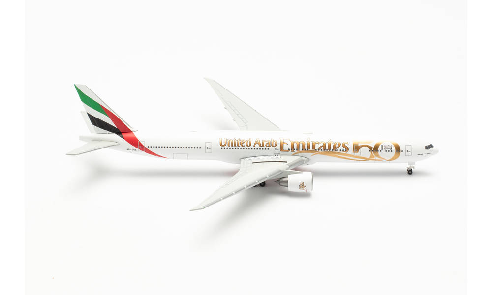 Emirates Boeing 777-300ER - "UAE 50th Anniversary" – Reg.:  A6-EGE