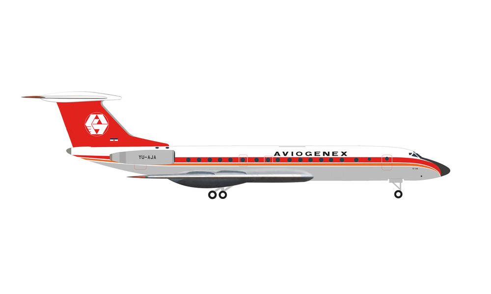 Aviogenex Tupolev TU-134A – “Titograd” Reg.: YU-AJA