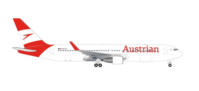 Austrian Airlines Boeing 767-300 - new colors – Reg.: OE-LAY “Japan”