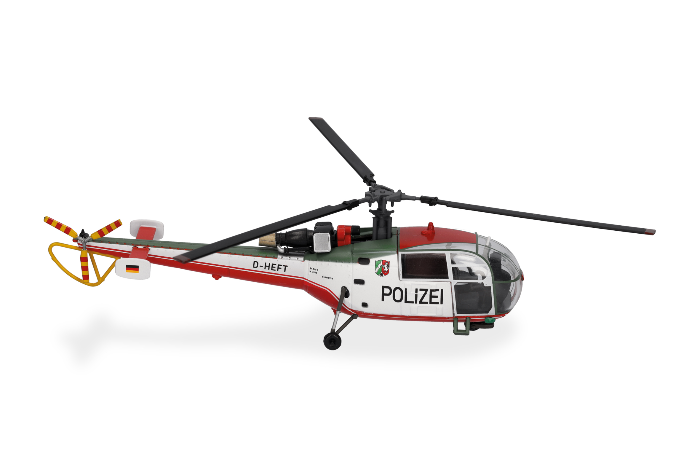 Polizeifliegerstaffel Nordrhein-Westfalen Sud Aviation SA 319 Alouette III – Reg.: D-HEFT