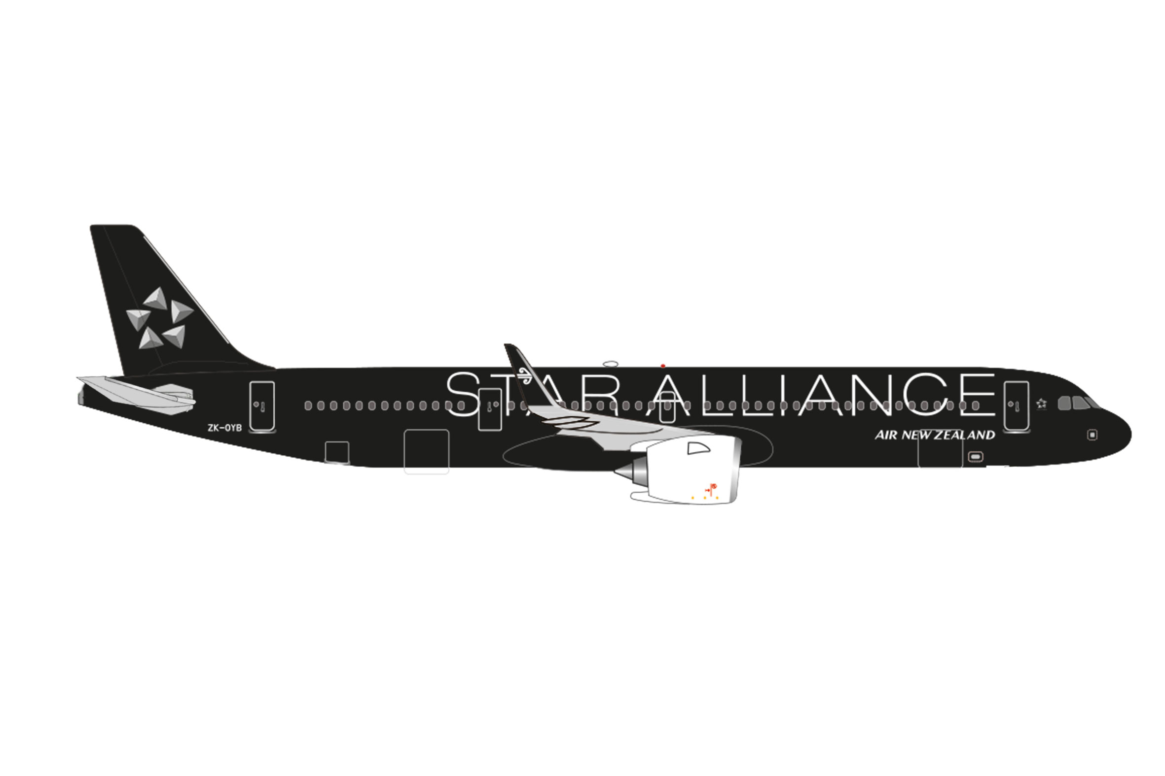 Air New Zealand Airbus A321neo "Star Alliance" Reg.: ZK-OYB