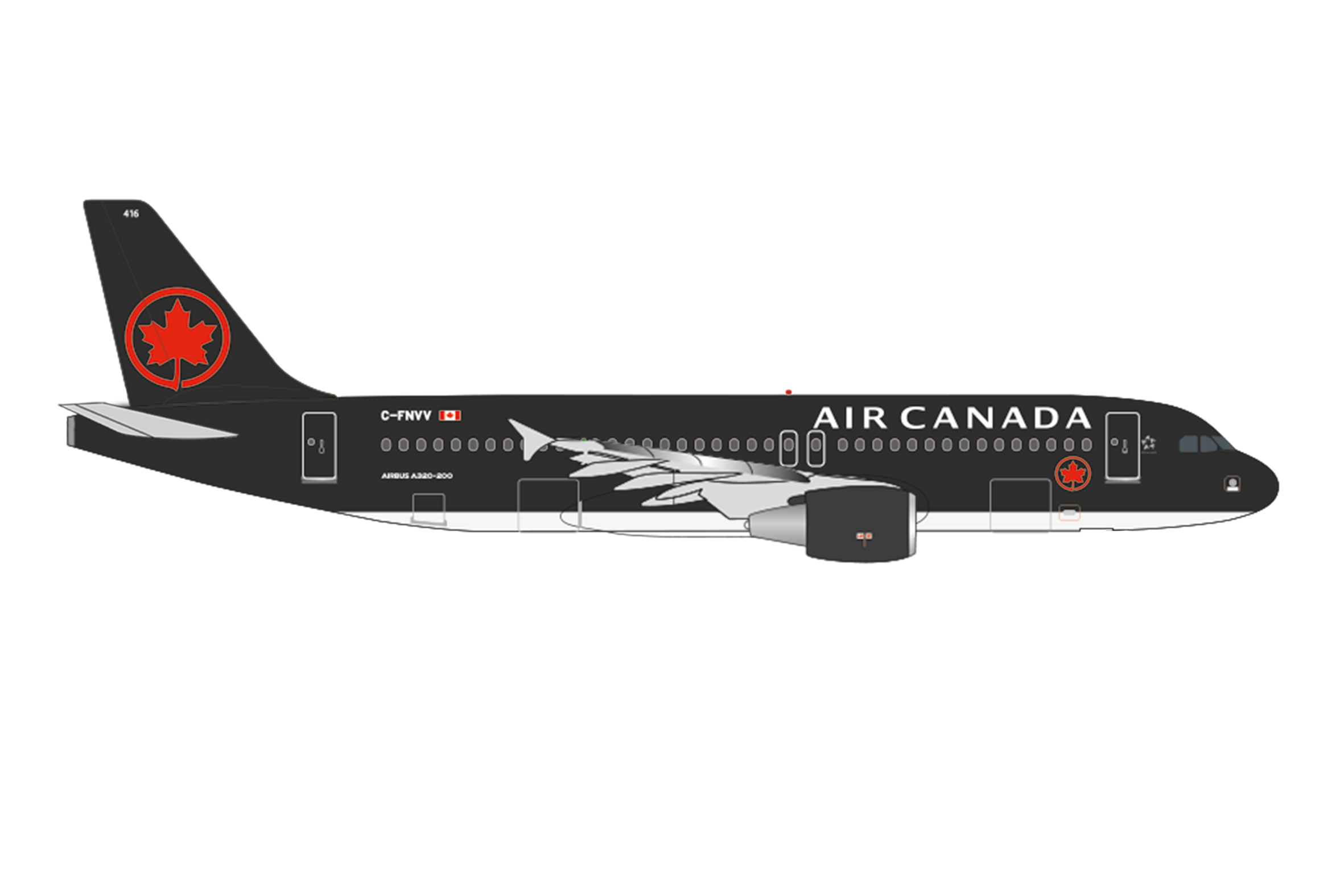 Air Canada Jetz Airbus A320 Reg.: C-FNVV