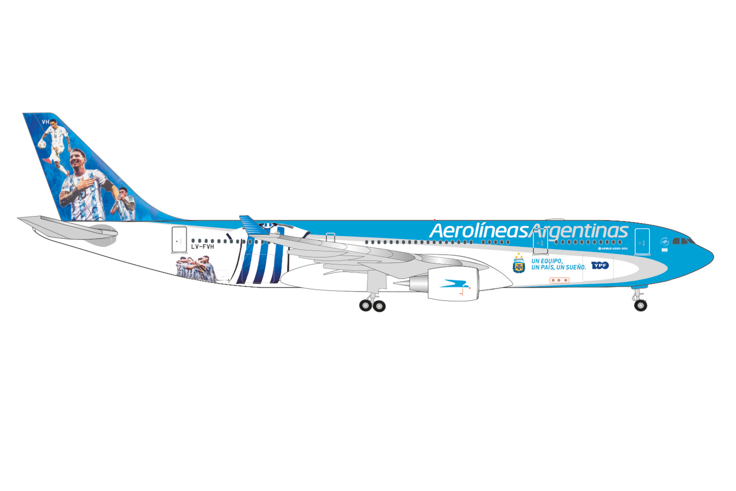Aerolíneas Argentinas Airbus A330-200 - Selección de Argentina - Reg.: LV-FVH