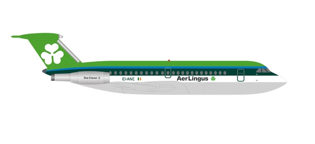 Aer Lingus BAC 1-11-200 – Reg.:  EI-ANE "St. Mel / Mel"